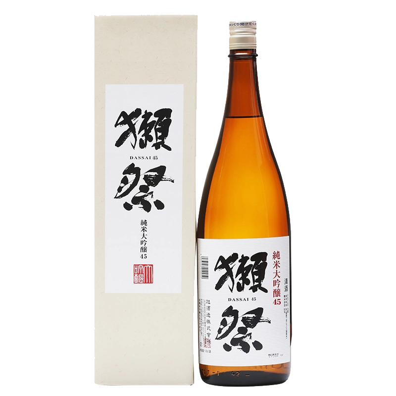 獭祭45纯米大吟酿1.8L日本清酒原獭祭50 1800ml日本原装taji清酒-Taobao