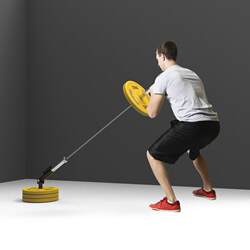 Barbell Rack, Core Strength Training Device, Barrel Rack, Deadlift, Rowing, Abdominal and Back Muscle Fitness Equipment