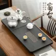 Khay trà đá Wujin, bộ trà kung fu, cấp nước hoàn toàn tự động, bàn trà, ấm đun nước, bếp từ tích hợp, biển trà gia dụng khay gỗ chữ nhật