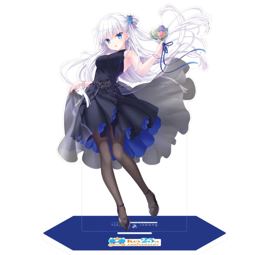Summer Pockets 鸣濑白羽key25th 吧唧钥匙扣立牌周边日本正品