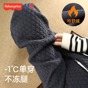 费雪孕妇裤子秋冬外穿加绒加厚糯米裤不勒肚子长裤孕妇装2026新款