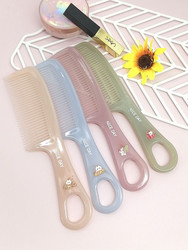 Large, Thick, Durable, Anti-Static Hairbrush Made of Cow Tendon for Men and Women, Suitable for Straight and Curly Hair