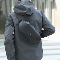 New Trendy Crossbody Bag, Casual Chest Bag for Men, Shoulder Bag, Street Style Single Shoulder Crossbody Chest Bag, Men's Waist Bag