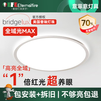 
Yifeiyi Global Light Max Maternal and Infant Eye Protection Lamp Ultra-thin Bedroom Ceiling Lamp Full Spectrum Living Room Main Lamp