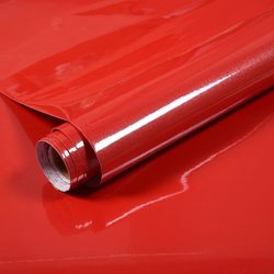 Red Glossy Waterproof Wood Grain Film for Kitchen Cabinets, Color-Changing Film for Cabinets, Stove, Furniture Renovation Sticker, Self-Adhesive