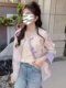 New Chinese-style lilac embroidered platter jacket for women 2024 summer Chinese style loose thin temperament sunscreen top