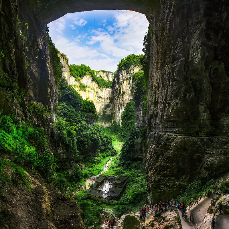 8人小团 重庆旅游4天3晚跟团游 武隆天坑地缝仙女山市内网红景点