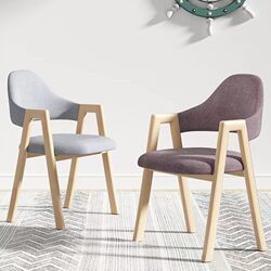 Nordic Dining Chair Modern Style Chair Desk Chair with Backrest Restaurant Milk Tea Shop Bedroom Home Chair Simple Backrest Stool