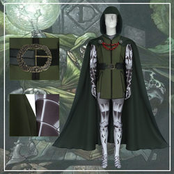 Doctor Doom cos suit Halloween jumpsuit cape set cosplay suit Fantastic Four costume