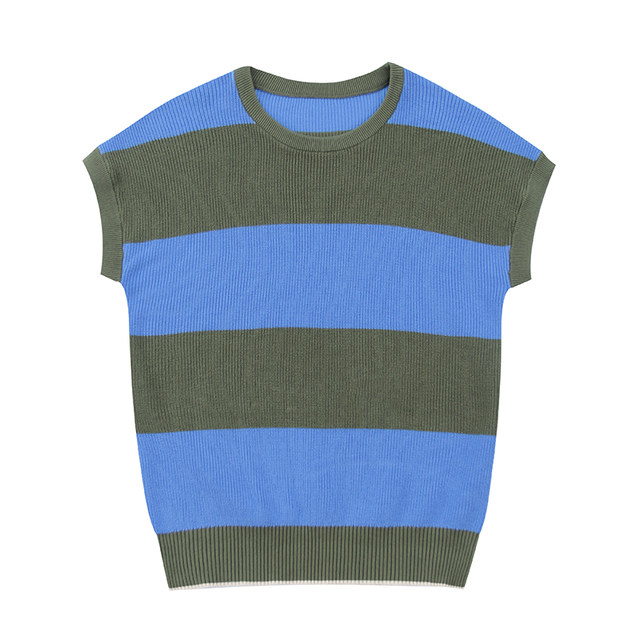 618 benefits! No returns or exchanges! OH blue and green striped cotton ...