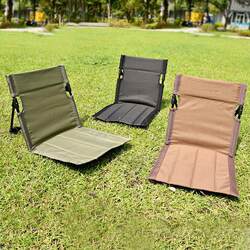 Spot Cross-Border Amazon Outdoor Folding Beach Garden Lounge Chair Portable Folding Chair Floor Mat Lawn Chair