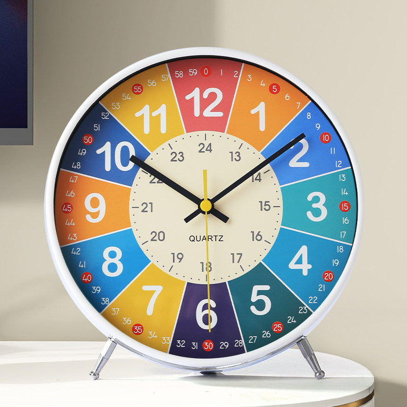 Early Education Clock, Modern and Simple Children's Learning Time ...