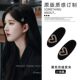 Small and exquisite! Mini love hairpin! Flocked side duckbill clip for women, high-end rhinestone one-word clip headpiece