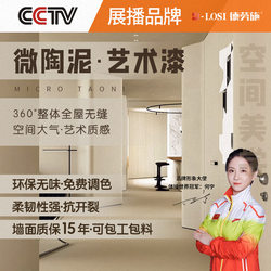 Micro-Ceramic Clay Wall and Floor Integrated Coating, Wall and Floor Household Micro-Ceramic Clay, Micro-Cement Waterproof Wall Interior Art Paint