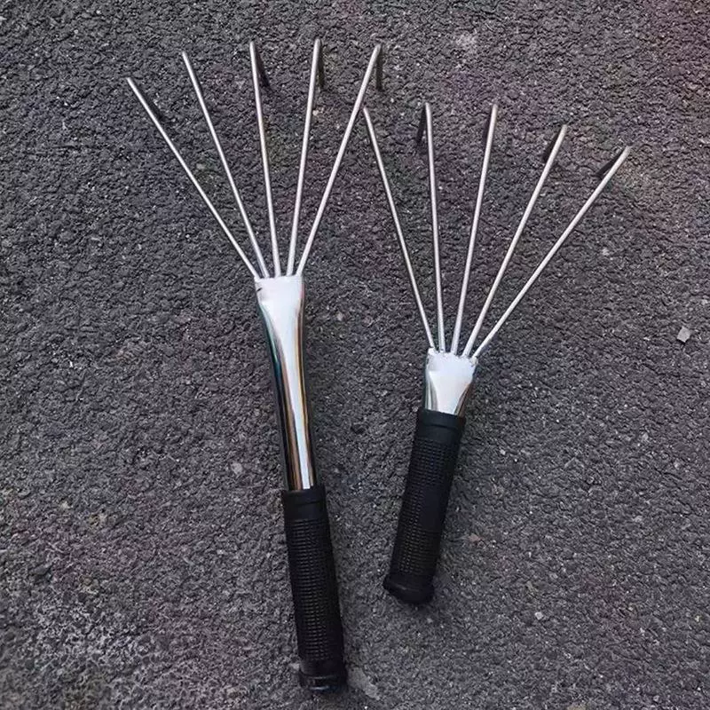 瓷砖平灰钉耙 家用铺贴地砖工具铺砖找平器五齿平灰器定制