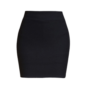 
Gray tight sexy hip-hugging short skirt for women who are fat in summer, large-size elastic high-waisted slim pure lust hot girl style one-step skirt