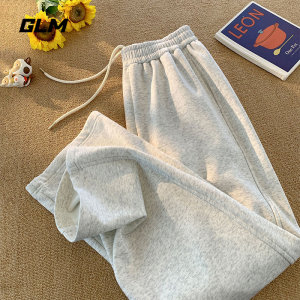 
Heavy-duty brand sweatpants men's spring and autumn 2026 new Hong Kong style trendy loose straight drawstring casual sports pants