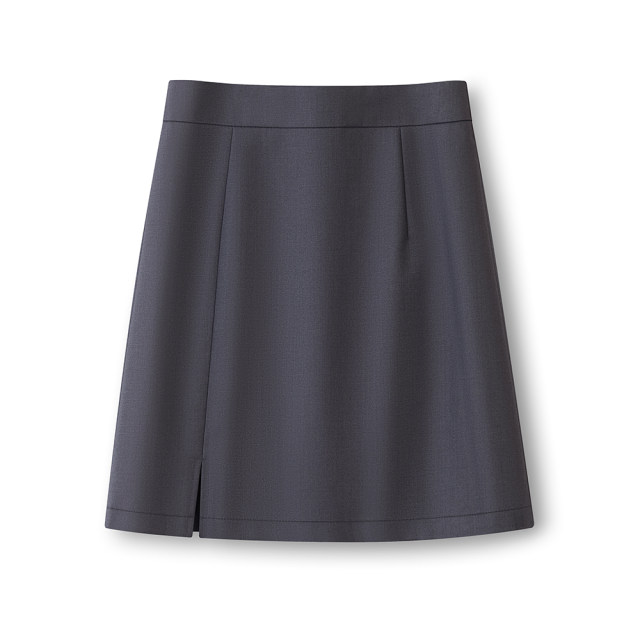 Professional commuting small slit suit skirt for women in spring and summer 2025 new A-line short skirt high-waisted slim hip skirt