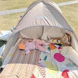 [Dild Walking and Camping Handy Gadget] Children's Boys and Girls Small Tent Outdoor Portable Folding Spring Outing Camping Beach