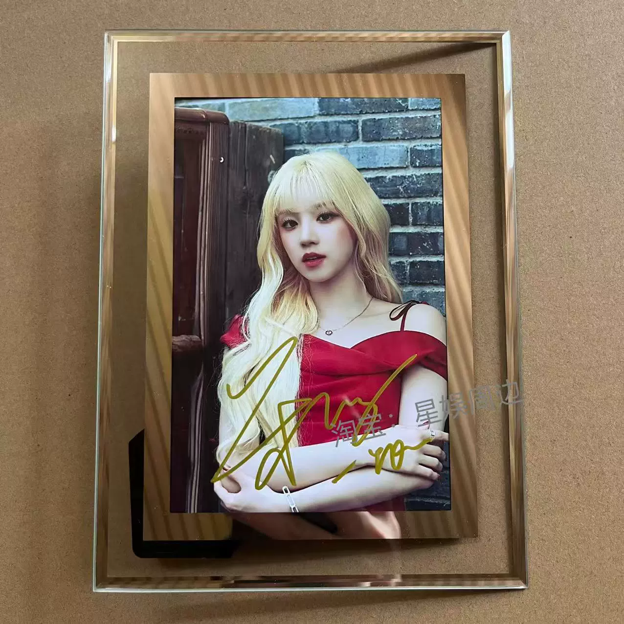 宋雨琦亲笔签名照周边商品包含拍立得与小卡团签款式选择