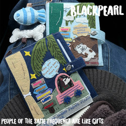 Black Pearl Blackpearl2025 Holiday Series Polaroid Photo Album Original Handmade Non-Woven Fabric Photo Album