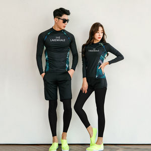 Couple diving clothes female long -sleeved sunscreen jellyfish clothing snorkeling service men's style suits are thin swimsuit

