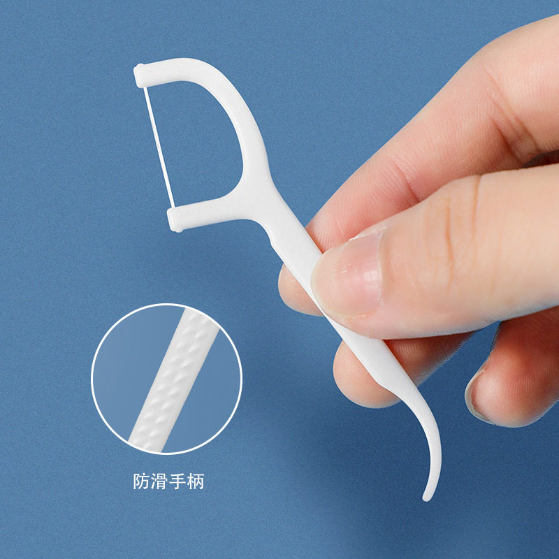 치실 가족 팩 초극세 일회용 플랫 와이어 폴리머 라운드 와이어 이쑤시개 휴대용 클래식 박스형 치실 선택-