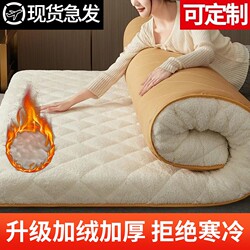 Mattress Topper with Soft Lamb Wool, Thickened for Home Use, Winter Warm Milk Velvet Single/Double Tatami Floor Mat