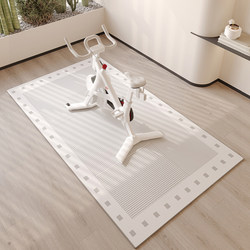 Floor Mat, Spinning Bike Mat, Sports Fitness Equipment, Treadmill, Elliptical Machine, Shock-Absorbing, Soundproof, Non-Slip, Silent Carpet