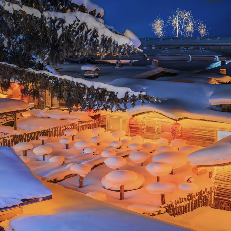 JH雪乡亚布力深度游2天1夜游 东北旅游纯玩儿 小团 无自费