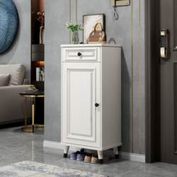 American-Style Shoe Cabinet for Home Entrance, Indoor Storage, Entryway Cabinet, Integrated New Model 2025, Popular Large-Capacity Entry Cabinet