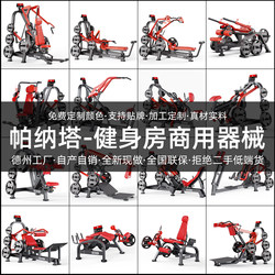 Panatta Fitness Equipment Seated Rowing Machine Chest Press Back Workout Hip Lift Full Set Panattaa Insert Gym Equipment