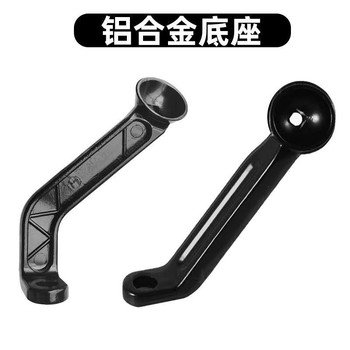 Electric vehicle motorcycle mobile phone navigation bracket rearview mirror aluminum alloy pole accessories fixed base handlebar clip
