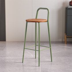 High Stool Bar Chair Chair Accessible Luxury High-End Solid Wood Stool Bar Cashier High Chair Home Bar Stool