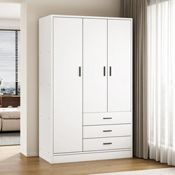 Wardrobe for Renting, Sturdy and Durable, Wooden, Easy to Assemble, Home Bedroom Wall-Mounted Integrated Storage Cabinet, New Style Clothes Cabinet