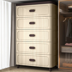 Thickened and Deepened Drawer-Type Storage Cabinet, Children's Wardrobe, Baby Toy Chest of Drawers, Household Storage Cabinet
