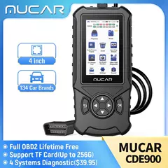 Máy quét MUCAR CDE900 Obd2 2+16G Mã đọc chẩn đoán ô tô mua máy scan