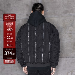 New Factor Black Ma1 Flight Jacket Men's Autumn And Winter American Fashion Brand Multi-pocket Design Zipper Baseball Jacket