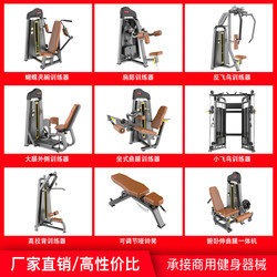 Commercial Gym Complete Set of Fitness Equipment Butterfly Machine Small Flying Bird Seated Leg Curl Trainer Hummer Equipment