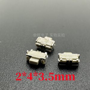 
High-quality 2*4*3.5 Side press bracket high-covered foot without fixed column Touch switch button MP3 Accessories MP4