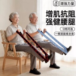 Resistance Band for Muscle Building, Digital Resistance Band for Middle-Aged and Elderly People to Exercise Legs, Stretch Elastic Band, Thigh Muscle Strength Training Equipment