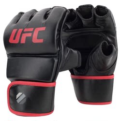 【Ufc Official Genuine Product】Half-Finger Boxing Gloves for Adults, Non-Slip, Breathable, for Fighting, Sanda, and Combat Training