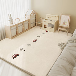 Cartoon Floor Mat, Children's Crawling Mat, Thickened Adult Baby Home Crawling Mat, Washable, Anti-Fall for Baby Bedside