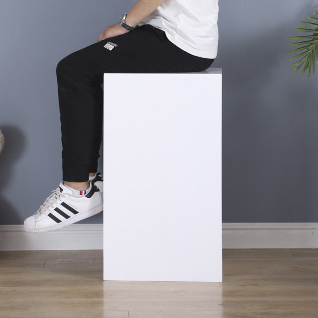 Rectaangular Retail Platform Display Display platform platform window rectangular wooden painted model white ...