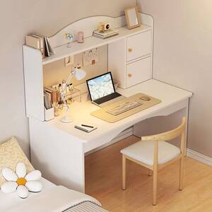
Simple style desk bookshelf integrated computer desk student bedroom study table with drawer storage cabinet single desk