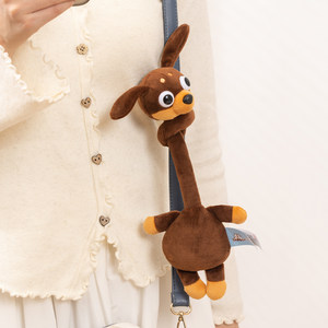 
Genuine long neck plush toy animal doll bag pendant doll funny doll birthday gift for men and women