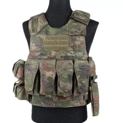 Outdoor Quick-Release Tactical Vest with Steel Wire, Multifunctional Weight-Bearing Vest, Detachable Accessory Combination Vest, Training Vest