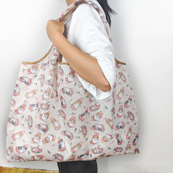 Cute Eco-Friendly Shopping Bag, Portable, Foldable, Sturdy and Durable, Supermarket Shopping Shoulder Bag, Oxford Cloth Bag Wholesale