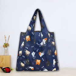 Medium-Sized Supermarket Shopping Bag, Eco-Friendly Bag, Convenient for Grocery Shopping, Foldable, Portable Cloth Bag, Waterproof Tote Bag