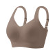 Large size fat mm sports bra wide shoulder strap anti-shake breathable women's underwear full cup gathering thin style without steel ring bra